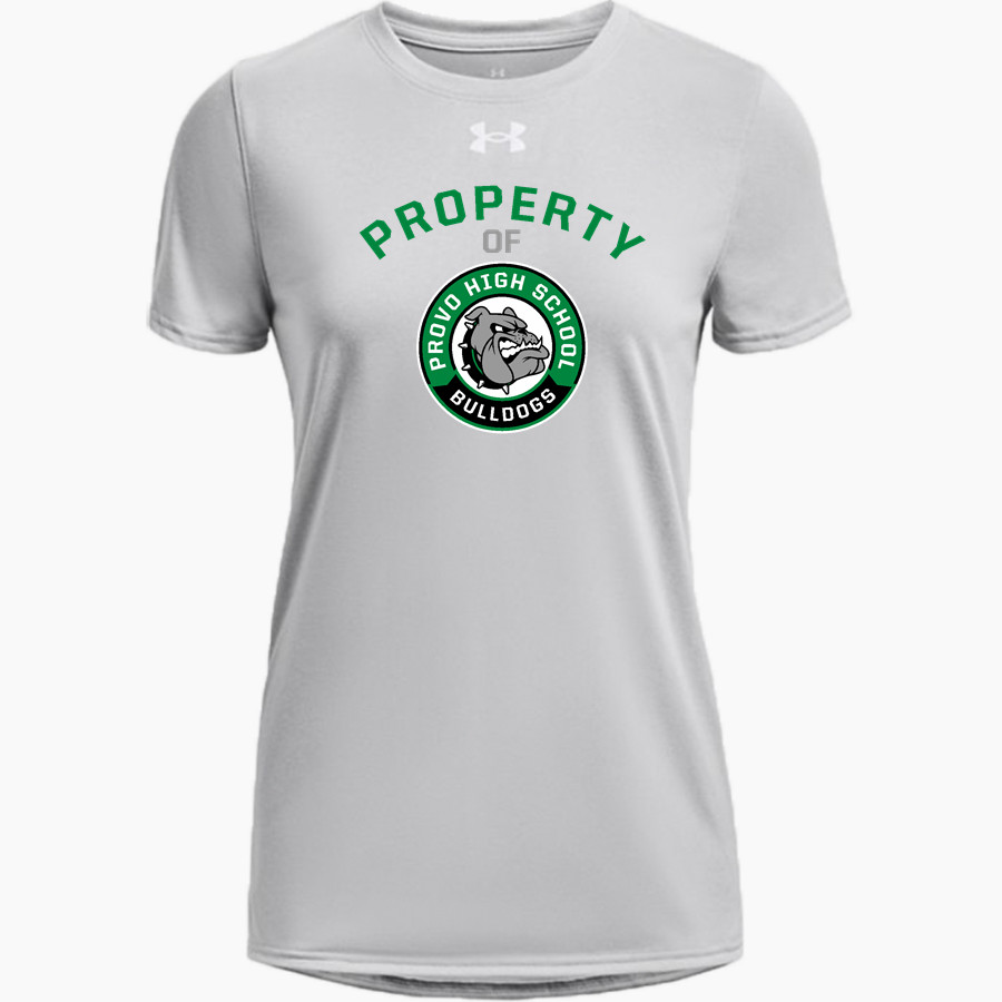 PROVO HIGH SCHOOL BULLDOGS <span class="pdp-name-mascot">PROVO BULLDOGS</span> UA Women's Team Tech Short Sleeve T-Shirt