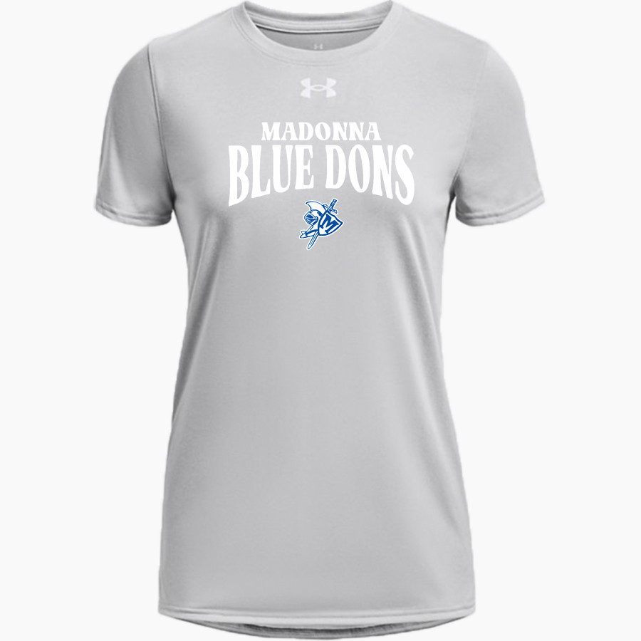 MADONNA HIGH SCHOOL BLUE DONS <span class="pdp-name-mascot">MADONNA BLUE DONS</span> UA Women's Team Tech Short Sleeve T-Shirt