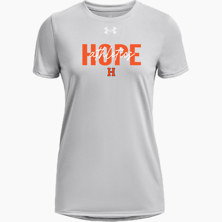 Hope College Online Athletics Store <span class="pdp-name-mascot">Hope Flying Dutch</span> UA Women's Team Tech Short Sleeve T-Shirt