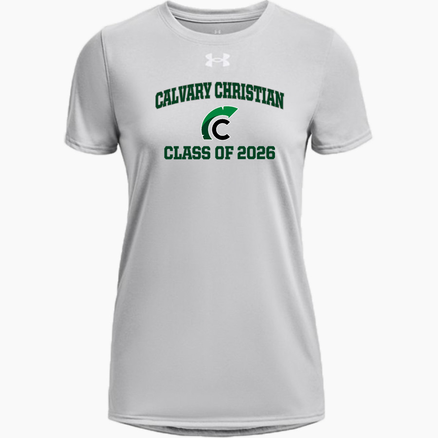 Calvary Christian Spartans <span class="pdp-name-mascot">Calvary Christian Spartans</span> UA Women's Team Tech Short Sleeve T-Shirt