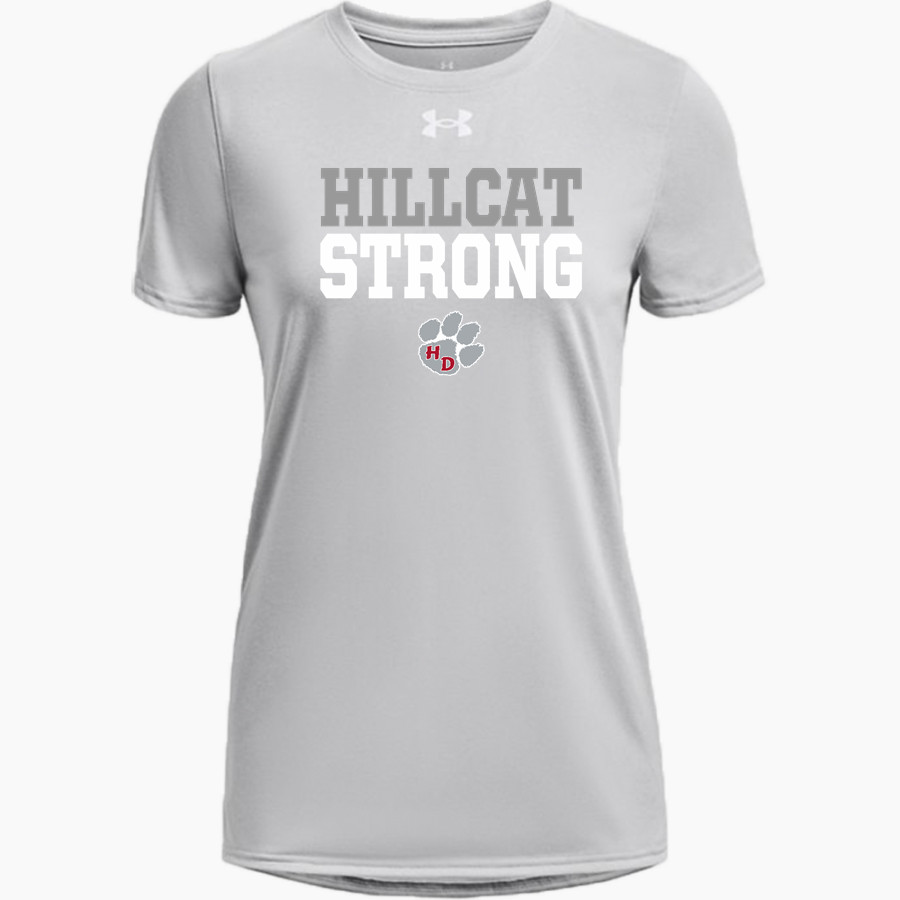 Hillsboro-Deering School District HILLCAT PRIDE <span class="pdp-name-mascot">Hillsboro-Deering Hillcats</span> UA Women's Team Tech Short Sleeve T-Shirt
