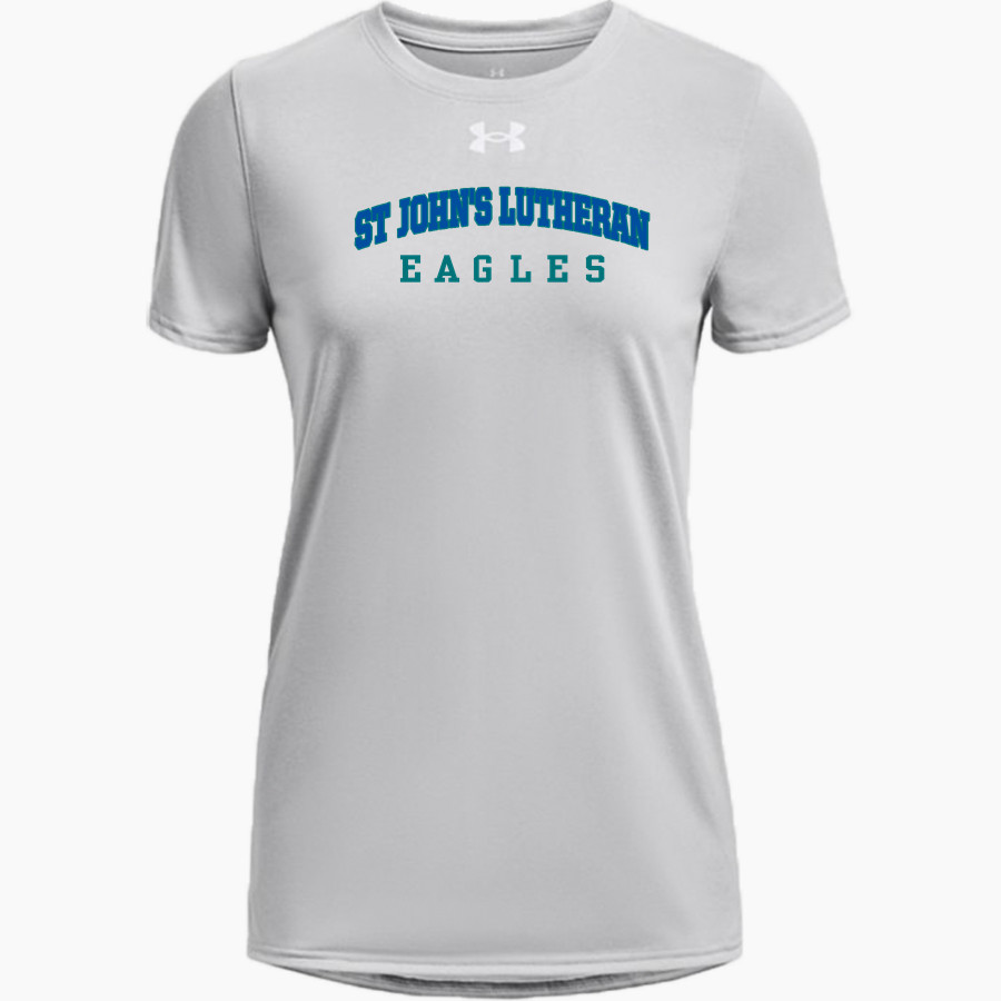 St John's Lutheran Eagles <span class="pdp-name-mascot">St John Lutheran School Eagles</span> UA Women's Team Tech Short Sleeve T-Shirt