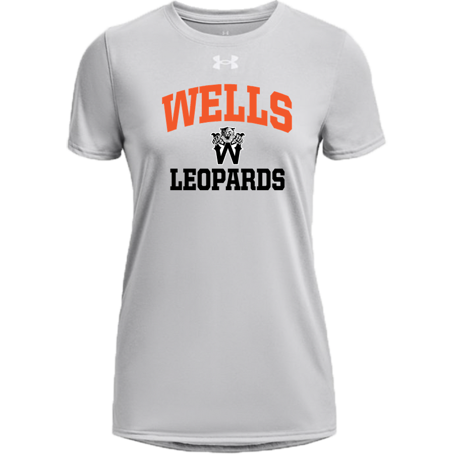 WELLS HIGH SCHOOL LEOPARDS <span class="pdp-name-mascot">WELLS LEOPARDS</span> UA Women's Team Tech Short Sleeve T-Shirt
