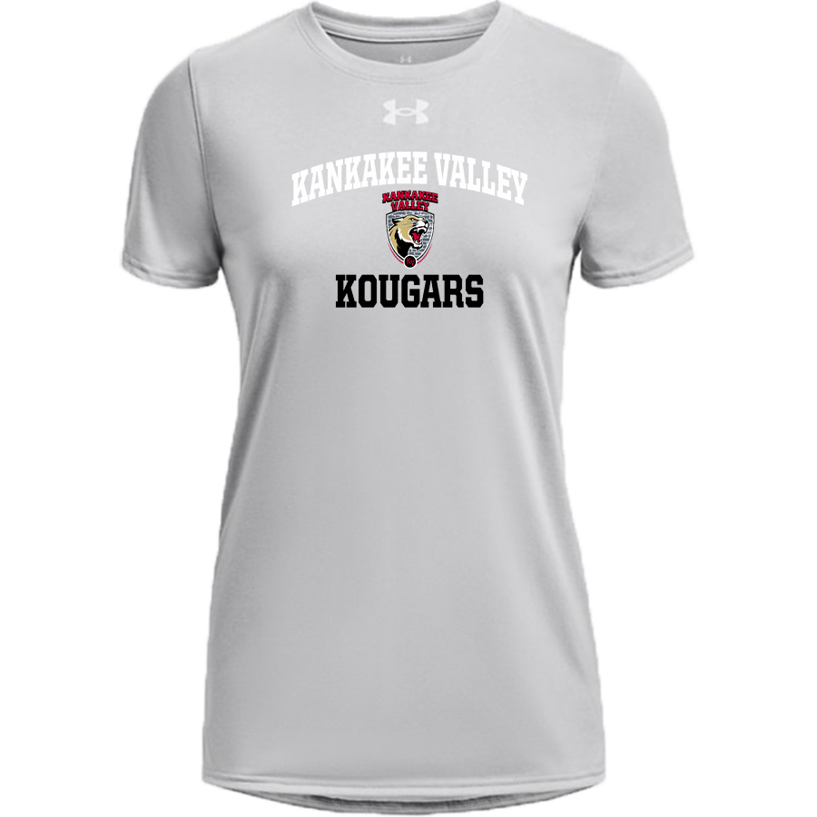 KANKAKEE VALLEY HIGH SCHOOL KOUGARS <span class="pdp-name-mascot">KANKAKEE VALLEY KOUGARS</span> UA Women's Team Tech Short Sleeve T-Shirt