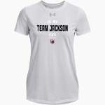 Team Jackson Kicking Online Store <span class="pdp-name-mascot">Team Jackson Kicking</span> UA Women's Team Tech Short Sleeve T-Shirt Front Thumbnail
