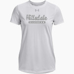 HIllsdale Chargers <span class="pdp-name-mascot">HIllsdale College Chargers</span> UA Women's Team Tech Short Sleeve T-Shirt Front Thumbnail