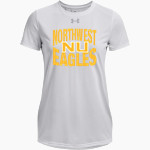 Northwest University Eagles Online Store <span class="pdp-name-mascot">Northwest Eagles</span> UA Women's Team Tech Short Sleeve T-Shirt Front Thumbnail