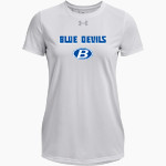 BRUNSWICK ATHLETIC FOUNDATION GO BIG BLUE <span class="pdp-name-mascot">BRUNSWICK BLUE DEVILS</span> UA Women's Team Tech Short Sleeve T-Shirt Front Thumbnail