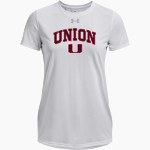 UNION HIGH SCHOOL FARMERS <span class="pdp-name-mascot">UNION FARMERS</span> UA Women's Team Tech Short Sleeve T-Shirt Front Thumbnail