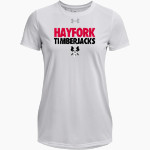 Hayfork Timberjacks UA Women's Team Tech Short Sleeve T-Shirt Front Thumbnail