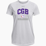 BEMENT MIDDLE SCHOOL BULLDOGS <span class="pdp-name-mascot">BEMENT BULLDOGS</span> UA Women's Team Tech Short Sleeve T-Shirt Front Thumbnail