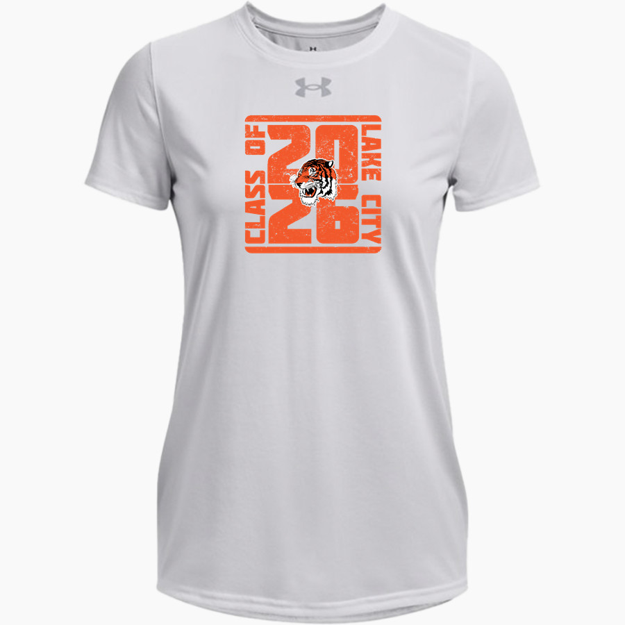 LAKE CITY HIGH SCHOOL TIGERS <span class="pdp-name-mascot">LAKE CITY TIGERS</span> UA Women's Team Tech Short Sleeve T-Shirt