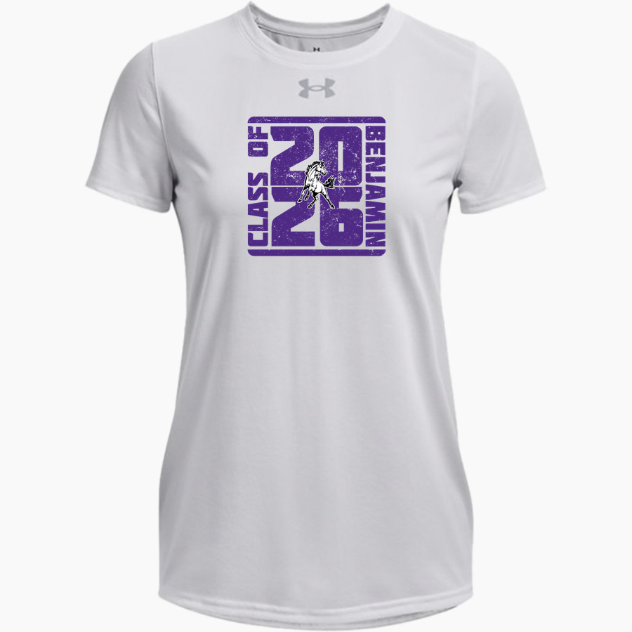 BENJAMIN HIGH SCHOOL MUSTANGS <span class="pdp-name-mascot">BENJAMIN MUSTANGS</span> UA Women's Team Tech Short Sleeve T-Shirt