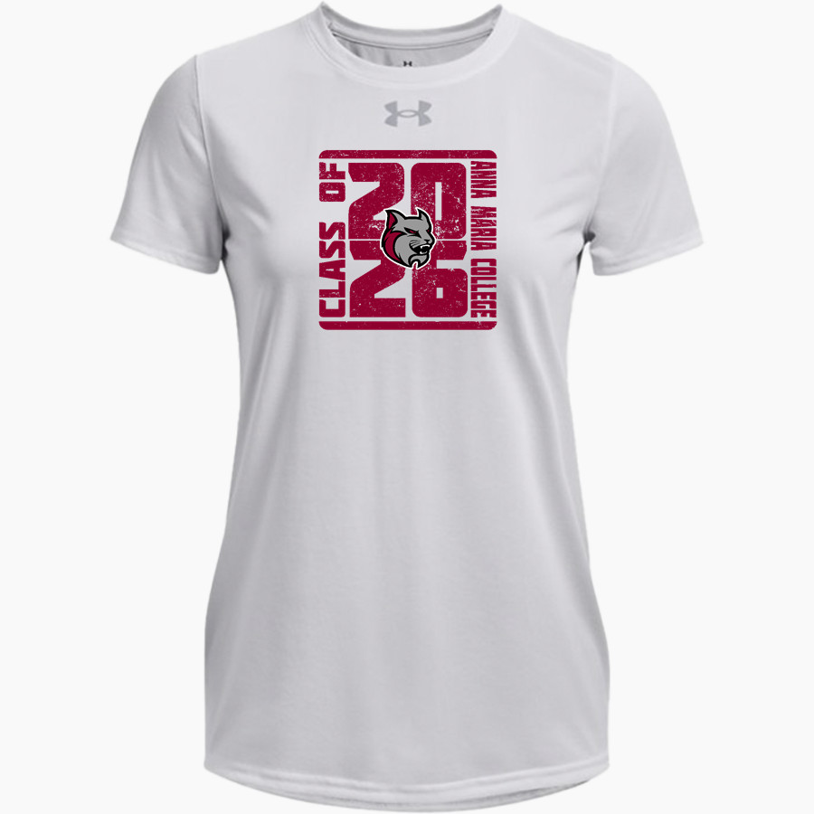Anna Maria College Amcats <span class="pdp-name-mascot">Anna Maria College Amcats</span> UA Women's Team Tech Short Sleeve T-Shirt