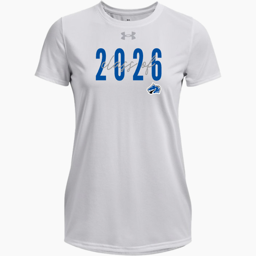 MERRITT ACADEMY HIGH SCHOOL MUSTANGS <span class="pdp-name-mascot">MERRITT ACADEMY MUSTANGS</span> UA Women's Team Tech Short Sleeve T-Shirt