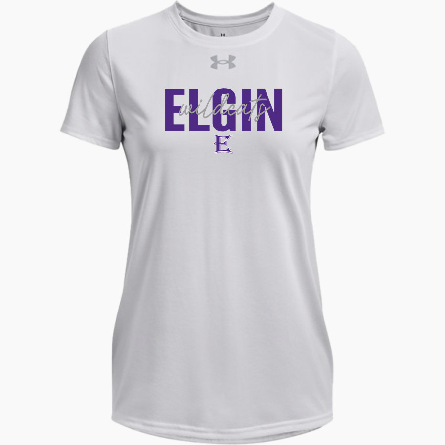 ELGIN HIGH SCHOOL WILDCATS <span class="pdp-name-mascot">ELGIN WILDCATS</span> UA Women's Team Tech Short Sleeve T-Shirt