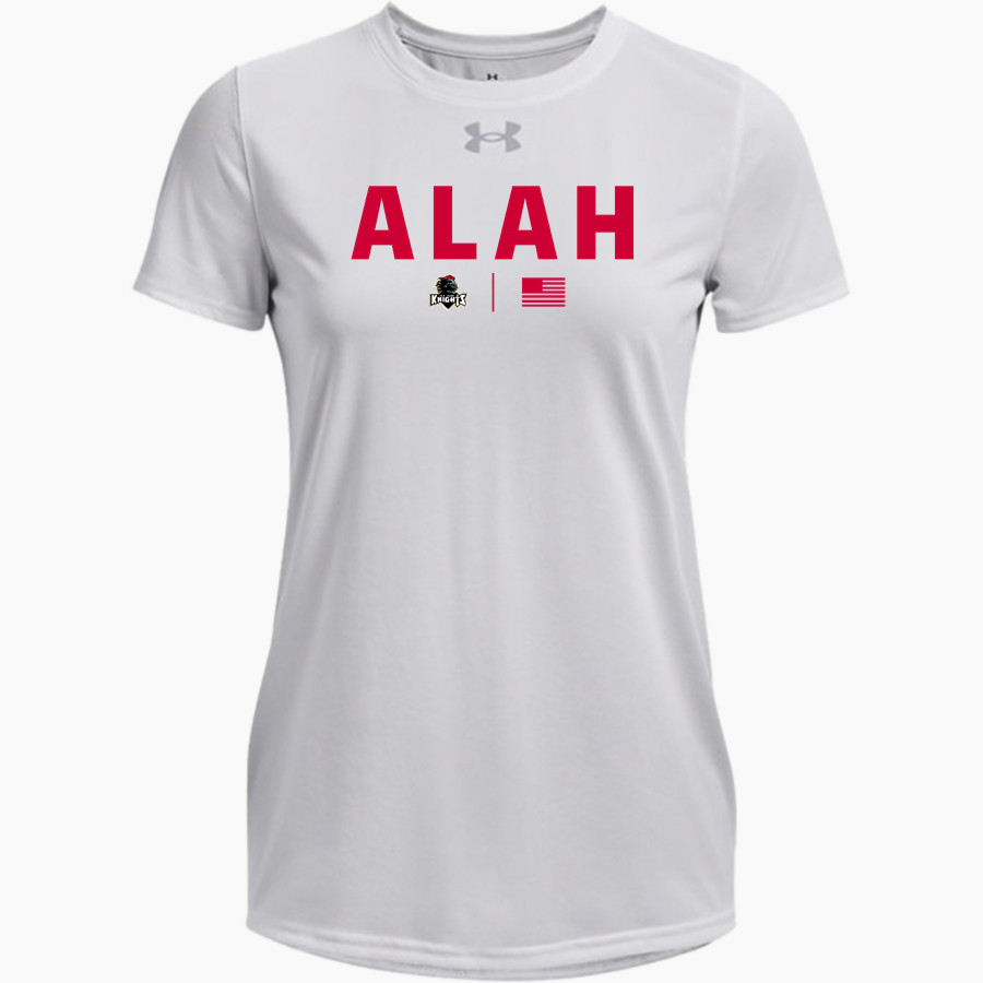 ALAH HIGH SCHOOL KNIGHTS <span class="pdp-name-mascot">ARTHUR KNIGHTS</span> UA Women's Team Tech Short Sleeve T-Shirt