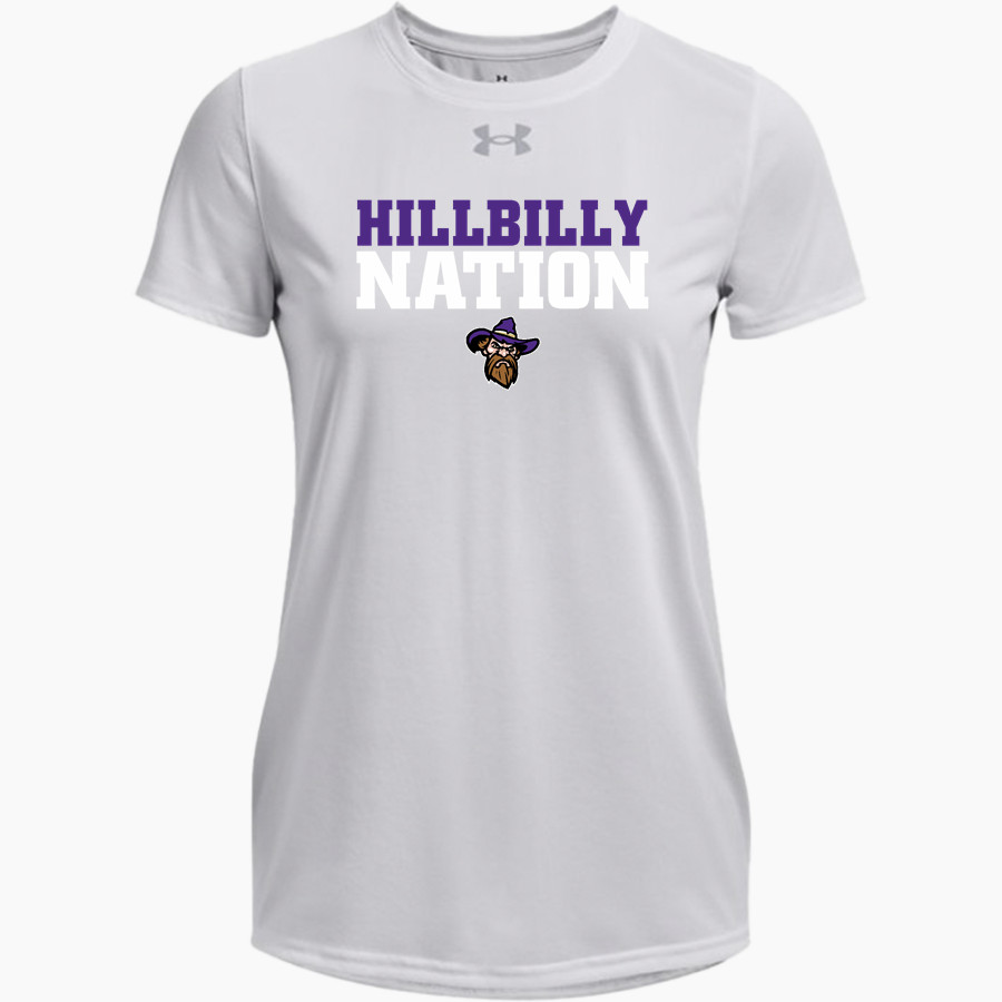 OZARK HIGH SCHOOL HILLBILLIES <span class="pdp-name-mascot">OZARK HILLBILLIES</span> UA Women's Team Tech Short Sleeve T-Shirt