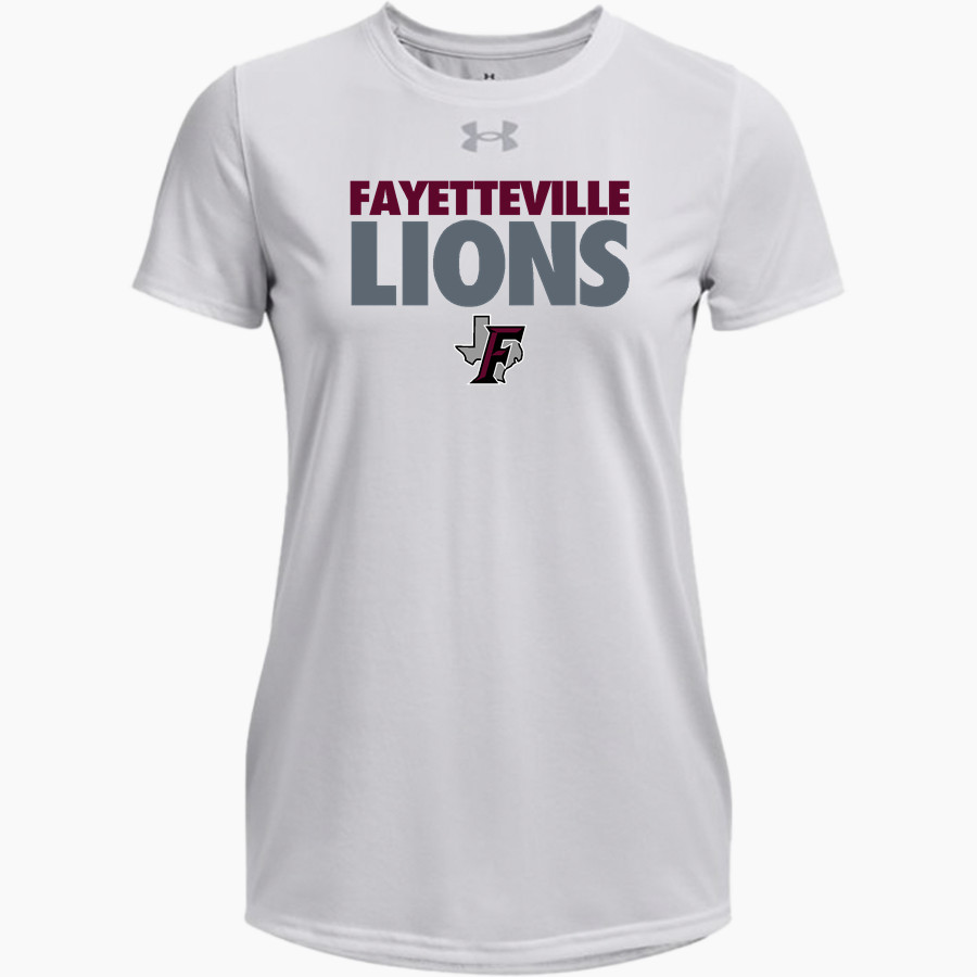 FAYETTEVILLE HIGH SCHOOL LIONS <span class="pdp-name-mascot">FAYETTEVILLE LIONS</span> UA Women's Team Tech Short Sleeve T-Shirt