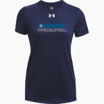 KENNY PIPE & SUPPLY UA Women's Team Tech Short Sleeve T-Shirt Front Thumbnail