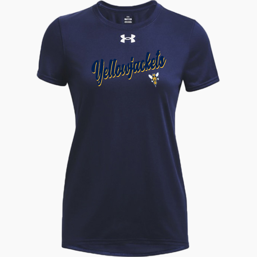 Rochester YellowJackets <span class="pdp-name-mascot">University of Rochester Athletics</span> UA Women's Team Tech Short Sleeve T-Shirt