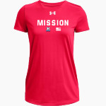 Mission University Mission University UA Women's Team Tech Short Sleeve T-Shirt Front Thumbnail