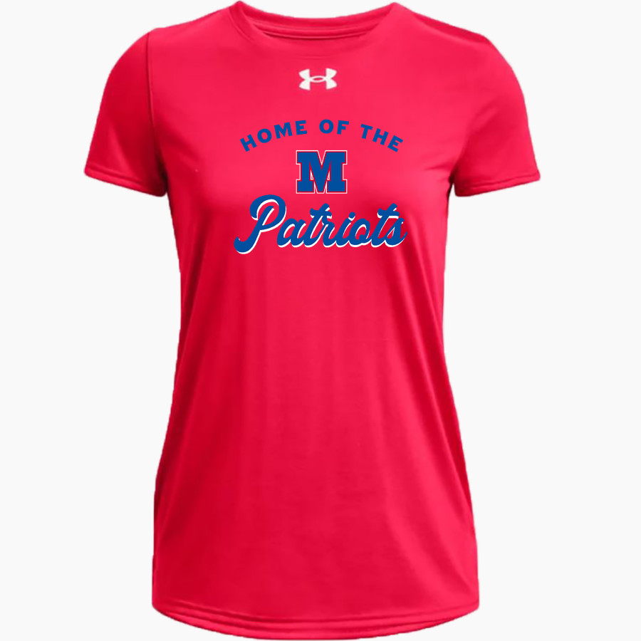 Peter Muhlenberg Patriots <span class="pdp-name-mascot">Peter Muhlenberg Middle School Patriots</span> UA Women's Team Tech Short Sleeve T-Shirt