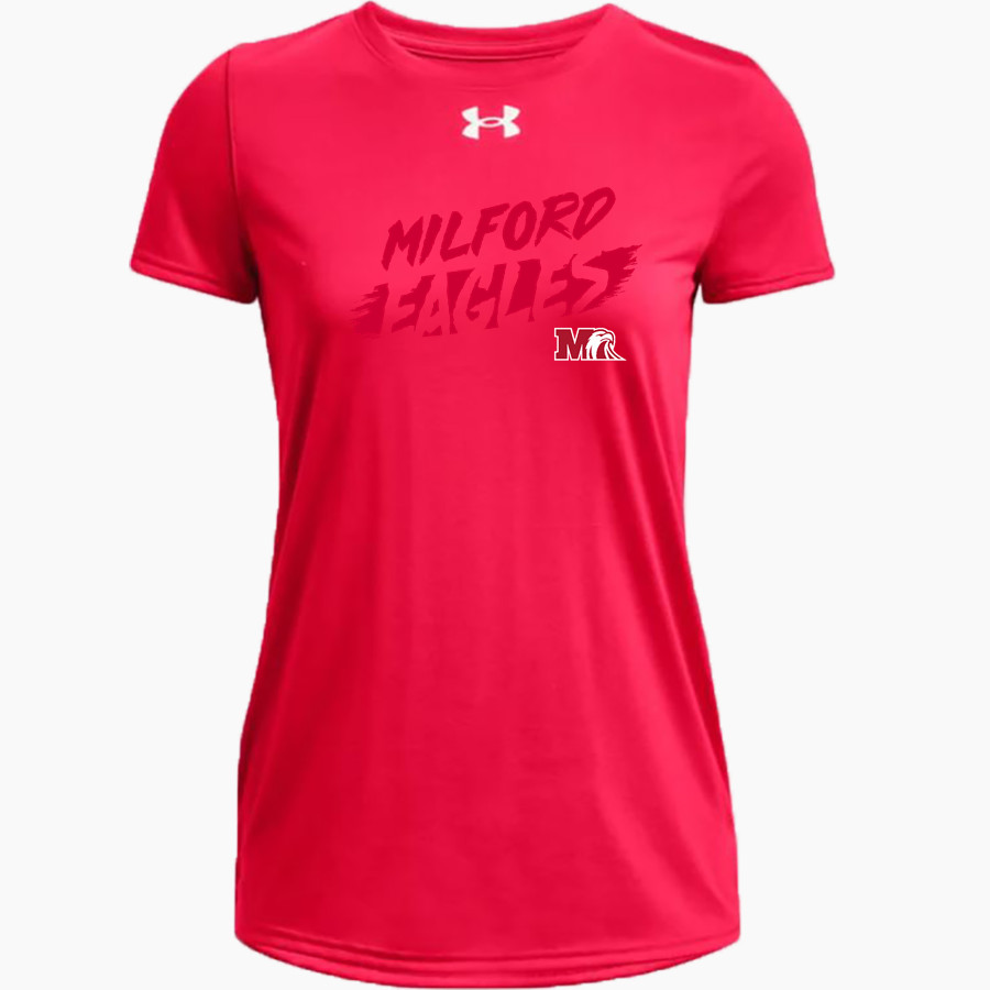 Milford Eagles <span class="pdp-name-mascot">Milford Eagles</span> UA Women's Team Tech Short Sleeve T-Shirt