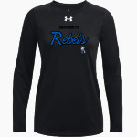 REHOBETH HIGH SCHOOL REBELS UA Women's Team Tech Long Sleeve T-Shirt Front Thumbnail