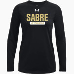 STREAMWOOD HIGH SCHOOL SABRES <span class="pdp-name-mascot">STREAMWOOD SABRES</span> UA Women's Team Tech Long Sleeve T-Shirt Front Thumbnail
