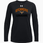Sycamore Longhorns <span class="pdp-name-mascot">Sycamore Elementary School Longhorns</span> UA Women's Team Tech Long Sleeve T-Shirt Front Thumbnail