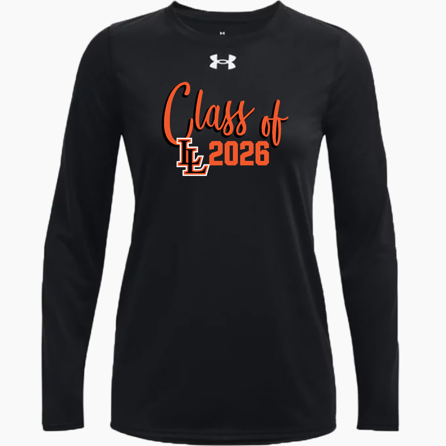 LINDSAY SCHOOL DISTRICT 9 LEOPARDS <span class="pdp-name-mascot">LINDSAY LEOPARDS</span> UA Women's Team Tech Long Sleeve T-Shirt