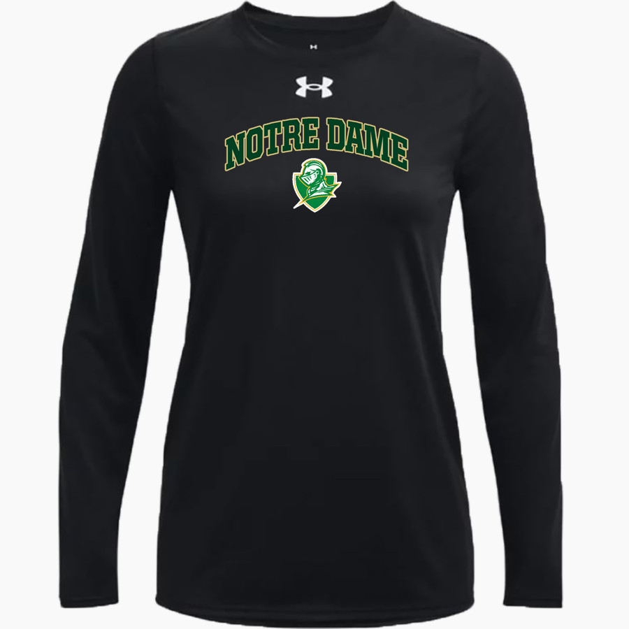NOTRE DAME HIGH SCHOOL GREEN KNIGHTS UA Women's Team Tech Long Sleeve T-Shirt