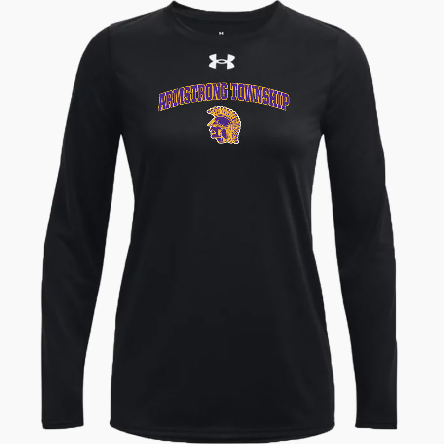 ARMSTRONG TOWNSHIP HIGH SCHOOL TROJANS <span class="pdp-name-mascot">ARMSTRONG TOWNSHIP TROJANS</span> UA Women's Team Tech Long Sleeve T-Shirt
