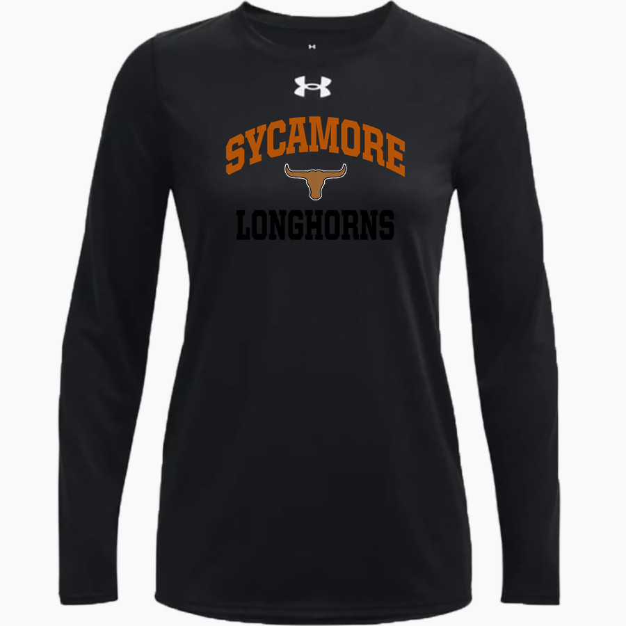 Sycamore Longhorns <span class="pdp-name-mascot">Sycamore Elementary School Longhorns</span> UA Women's Team Tech Long Sleeve T-Shirt