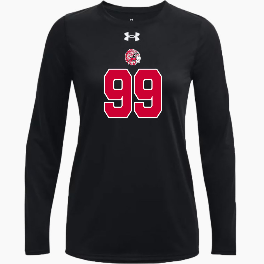 PLAINVIEW HIGH SCHOOL INDIANS <span class="pdp-name-mascot">PLAINVIEW I-27 INDIANS</span> UA Women's Tech Team Long Sleeve T-Shirt