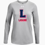 LAMAR HIGH SCHOOL TEXANS UA Women's Team Tech Long Sleeve T-Shirt Front Thumbnail