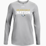 BETHPAGE HIGH SCHOOL GOLDEN EAGLES <span class="pdp-name-mascot">BETHPAGE GOLDEN EAGLES</span> UA Women's Team Tech Long Sleeve T-Shirt Front Thumbnail