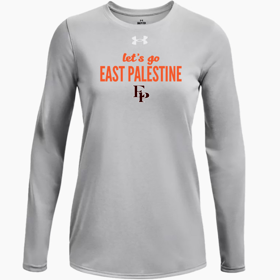 EAST PALESTINE HIGH SCHOOL BULLDOGS <span class="pdp-name-mascot">EAST PALESTINE BULLDOGS</span> UA Women's Team Tech Long Sleeve T-Shirt