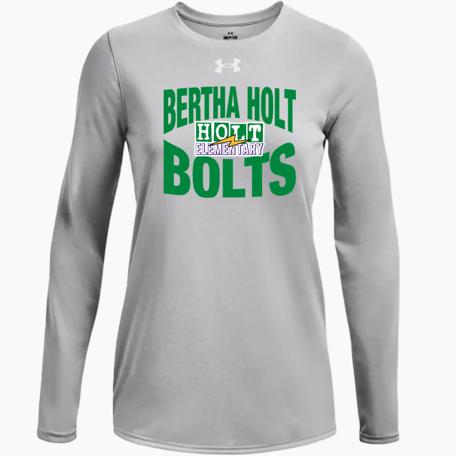 Bertha Holt Bolts <span class="pdp-name-mascot">Bertha Holt Bolts</span> UA Women's Team Tech Long Sleeve T-Shirt