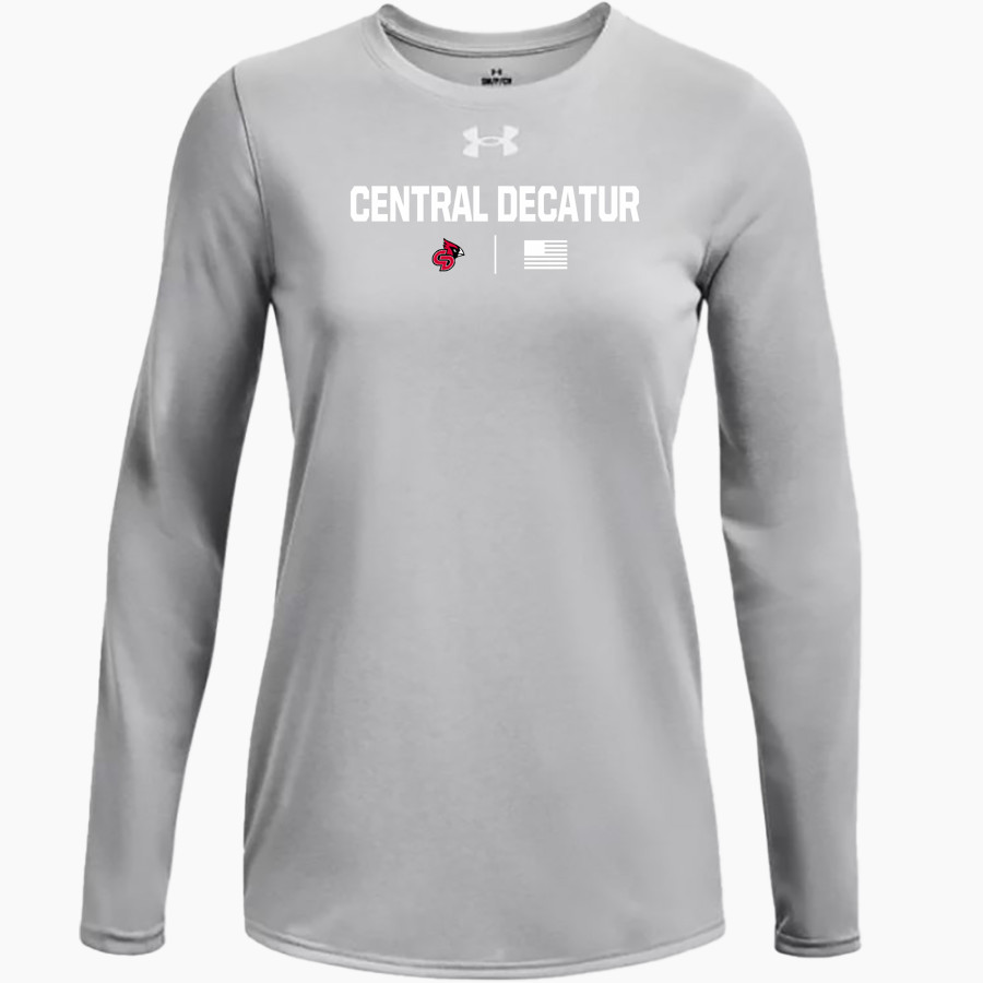 Central Decatur Cardinals UA Women's Team Tech Long Sleeve T-Shirt