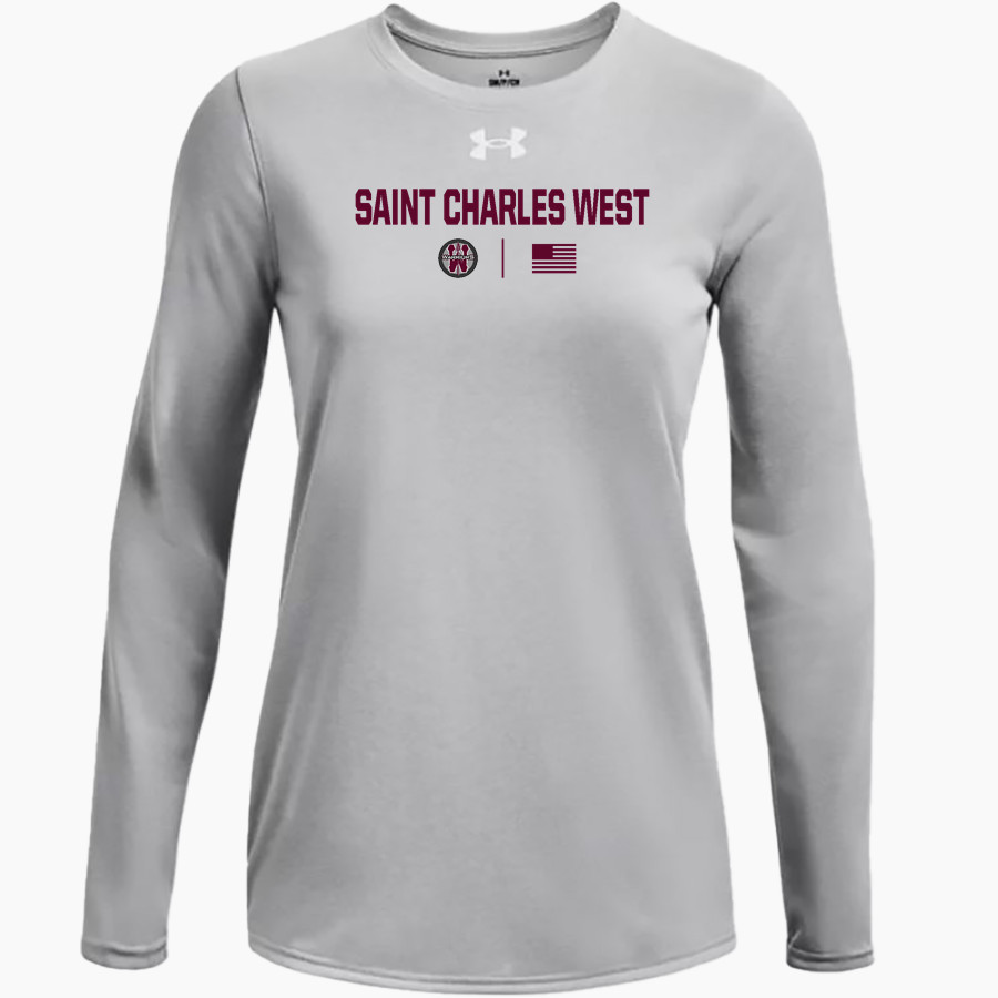 Saint Charles West High School Warriors <span class="pdp-name-mascot">Saint Charles West High School</span> UA Women's Team Tech Long Sleeve T-Shirt