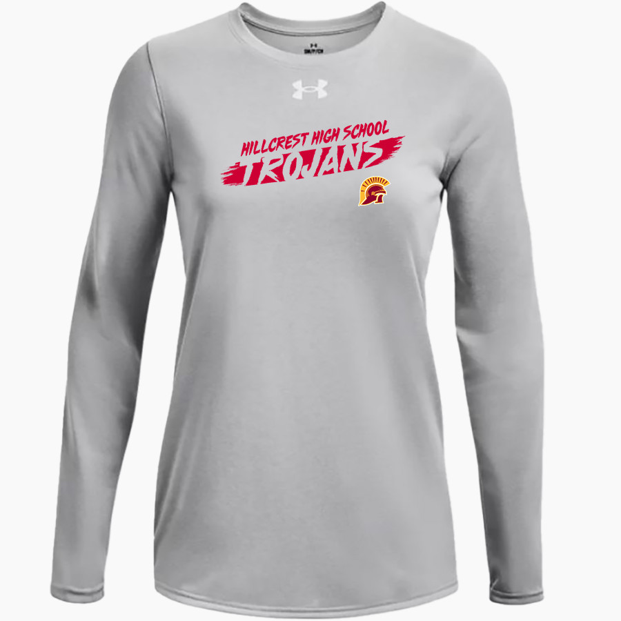 HILLCREST HIGH SCHOOL TROJANS <span class="pdp-name-mascot">Hillcrest High School TROJANS</span> UA Women's Team Tech Long Sleeve T-Shirt