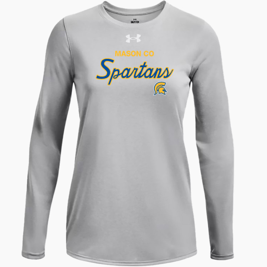 MASON CO CENTRAL HIGH SCHOOL SPARTANS <span class="pdp-name-mascot">MASON CO SPARTANS</span> UA Women's Team Tech Long Sleeve T-Shirt