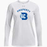 BANDERA HIGH SCHOOL BULLDOGS UA Women's Team Tech Long Sleeve T-Shirt Front Thumbnail