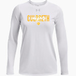 CULBRETH Cougars <span class="pdp-name-mascot">GREY CULBRETH MIDDLE SCHOOL Cougars</span> UA Women's Team Tech Long Sleeve T-Shirt Front Thumbnail