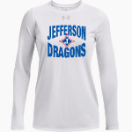 Jefferson Dragons <span class="pdp-name-mascot">Jefferson Dragons</span> UA Women's Team Tech Long Sleeve T-Shirt Front Thumbnail