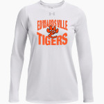Edwardsville Tigers <span class="pdp-name-mascot">Edwardsville Tigers</span> UA Women's Team Tech Long Sleeve T-Shirt Front Thumbnail