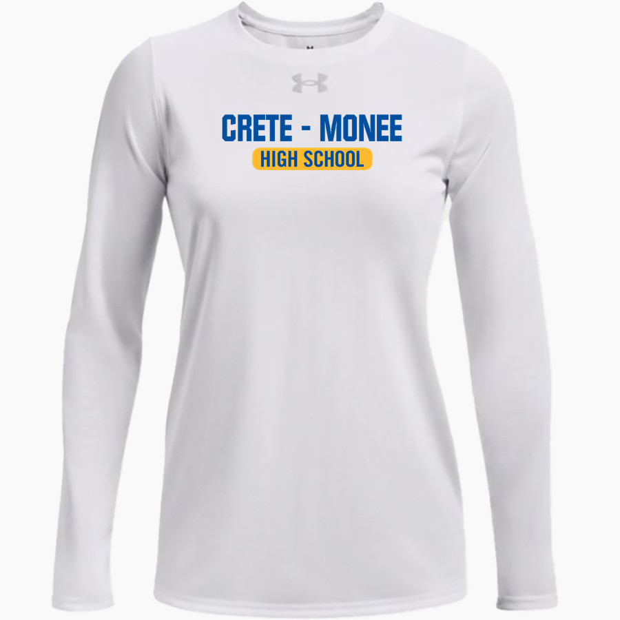 CRETE-MONEE HIGH SCHOOL WARRIORS <span class="pdp-name-mascot">CRETE - MONEE WARRIORS</span> UA Women's Team Tech Long Sleeve T-Shirt