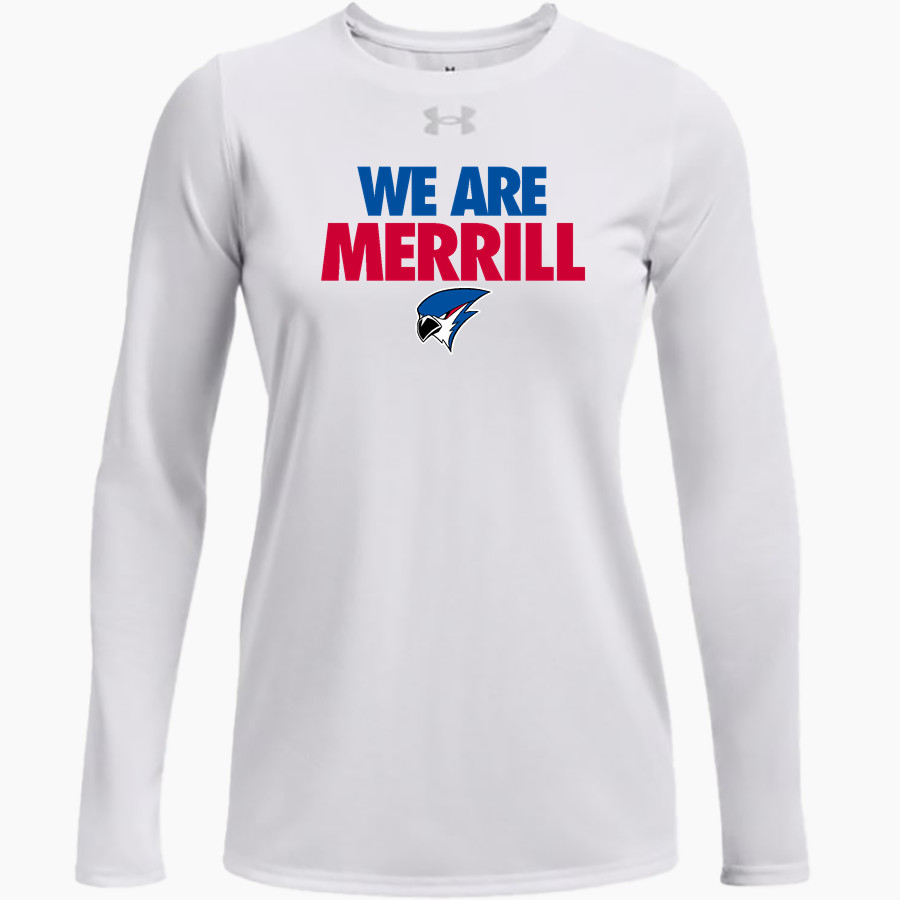 Merrill Bluejays <span class="pdp-name-mascot">Merrill Bluejays</span> UA Women's Tech Team Long Sleeve T-Shirt